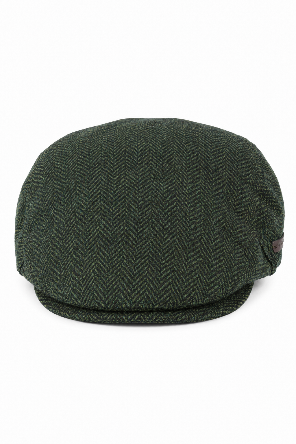 Gorra plana para hombre de lana con estampado de espiga y tweed color oliva, estilo clásico de los años 20, unisex, Del Boy