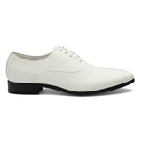 Zapatos Oxford formales de hombre de piel sintética charol.