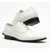 Zapatos Oxford formales de hombre de piel sintética charol.