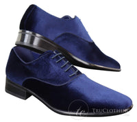 Zapatos formales de terciopelo para hombre