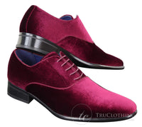 Zapatos formales de terciopelo para hombre