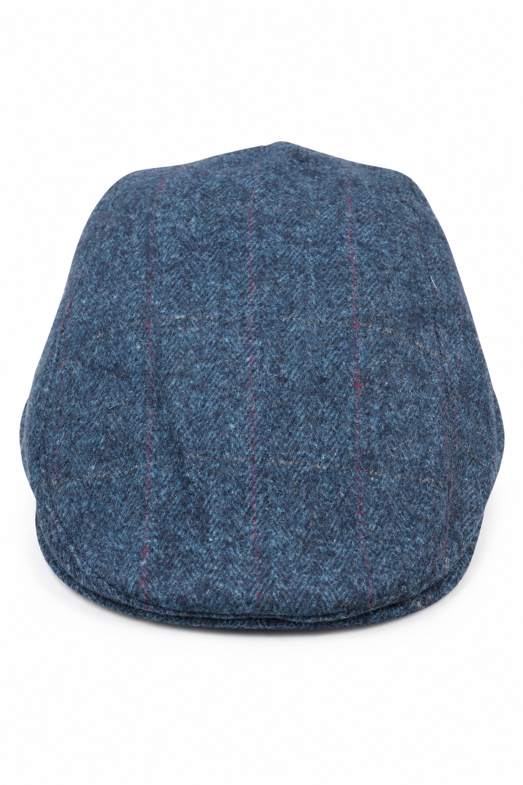 Gorra plana azul de hombre estilo abuelo Baker, 8 paneles, tweed, estilo vintage clásico elegante informal de los años 20.