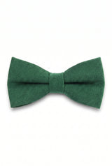 Pajarita verde de doble capa para hombre
