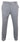 Pantalones de lana de espiga de tweed gris carbón para hombre - Gris