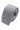 Corbata de punto gris lisa para hombre