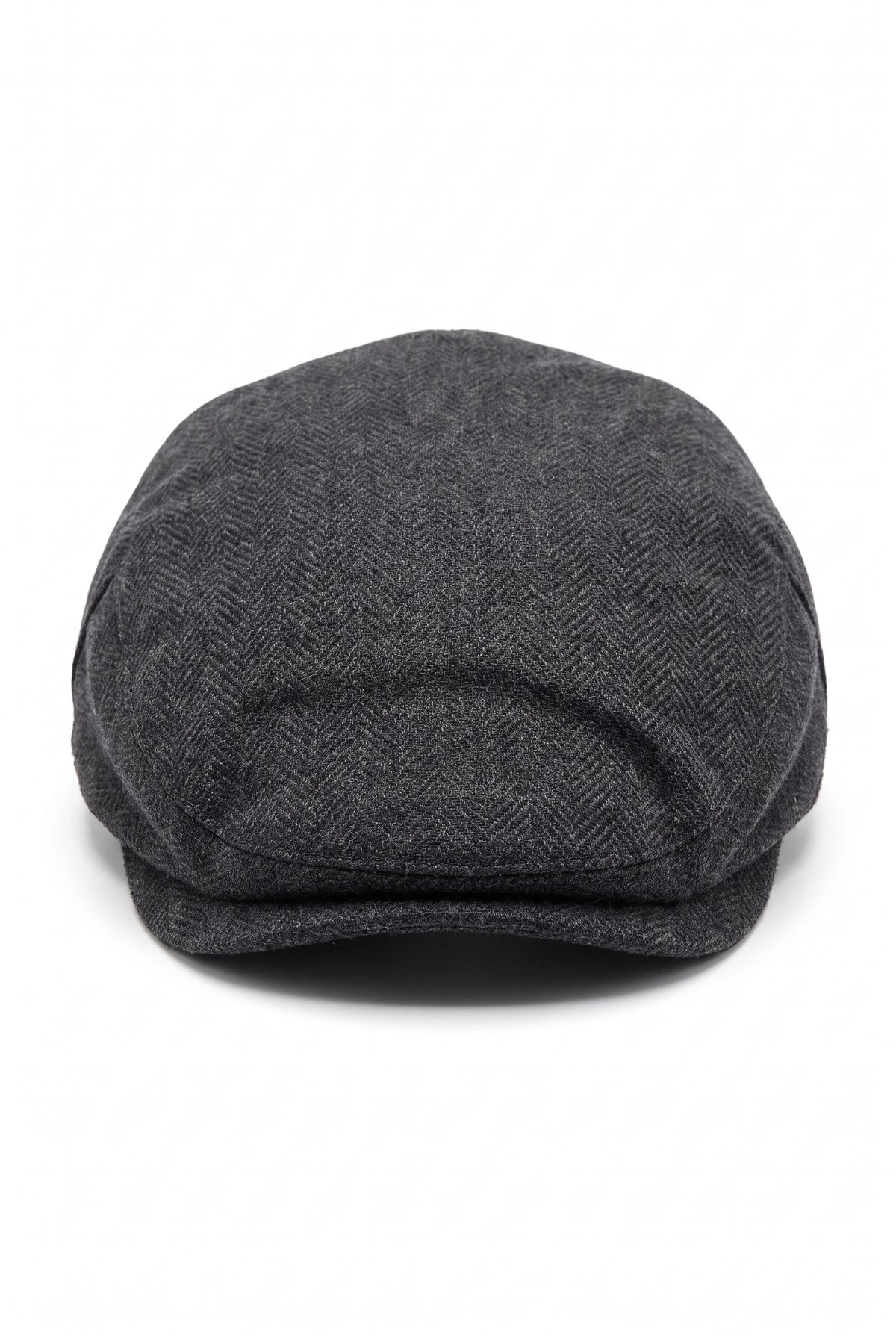 Gorra plana clásica de carbón para hombre