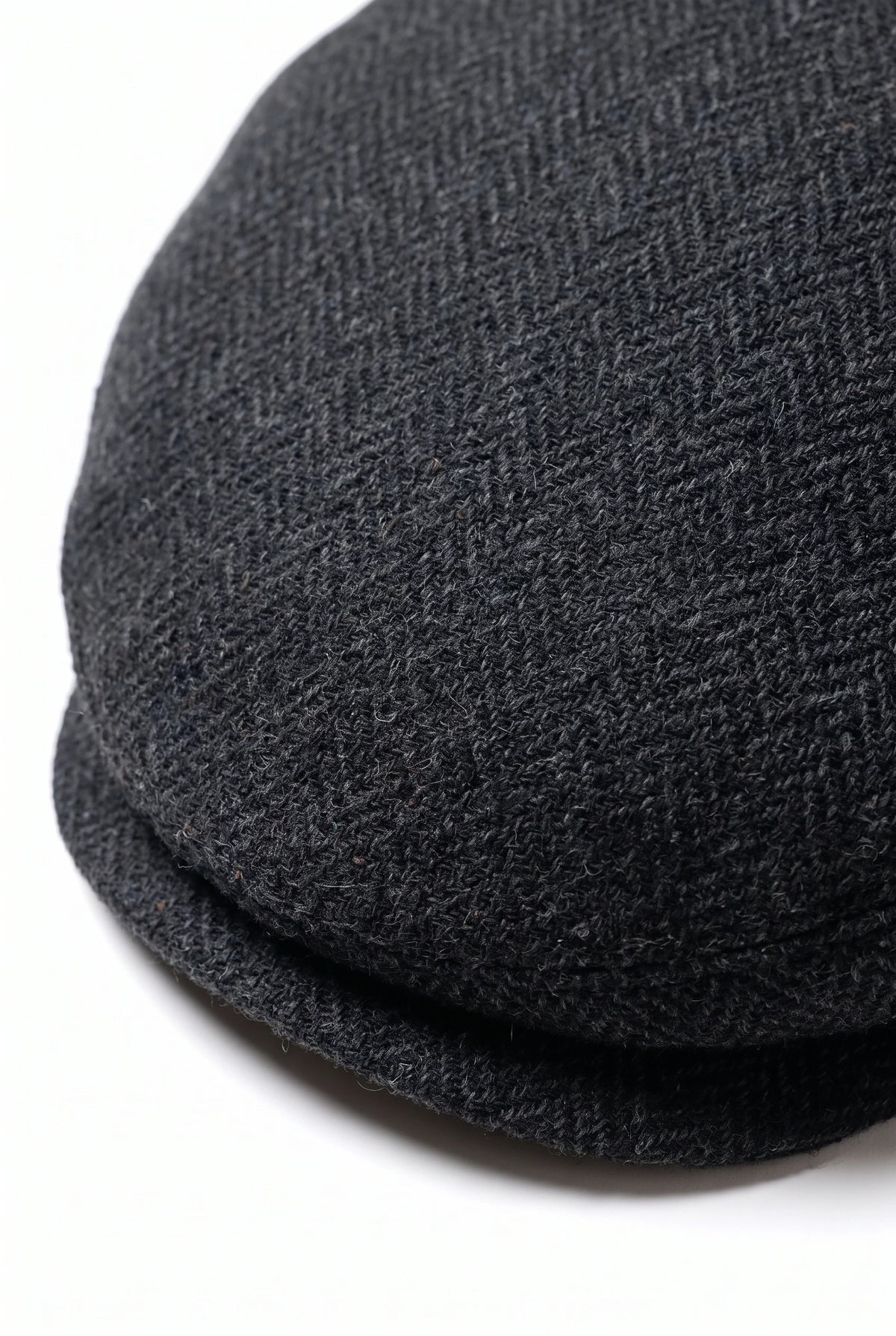 Gorra plana clásica de carbón para hombre