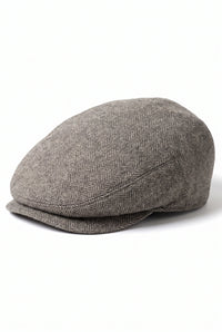 Gorra plana caqui para hombre