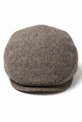 Gorra plana caqui para hombre