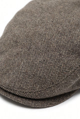 Gorra plana caqui para hombre