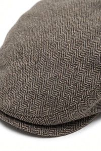 Gorra plana caqui para hombre