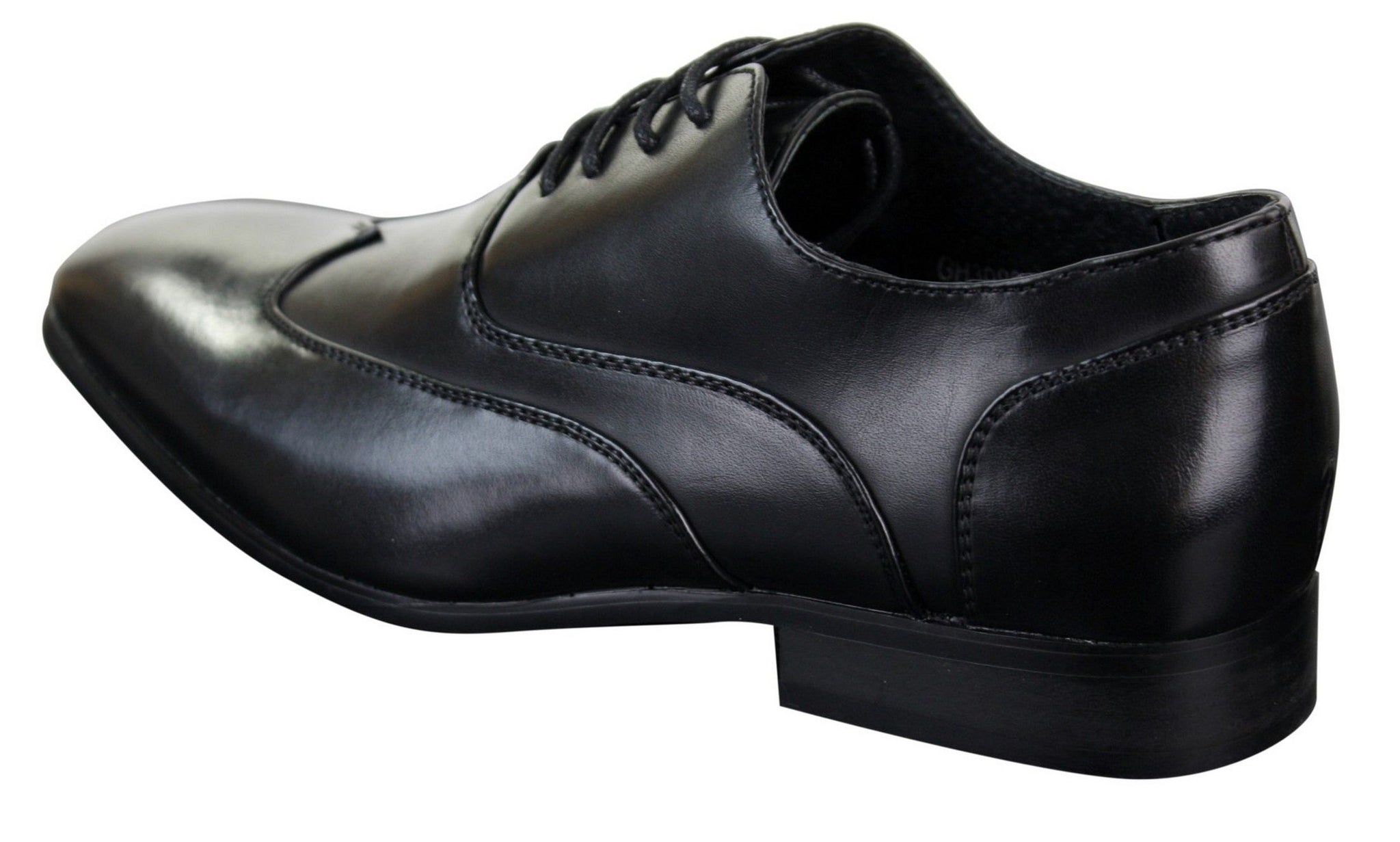 Zapatos de hombre de cuero con cordones, estilo brogue, de diseñador italiano, elegantes, formales, clásicos y retro.