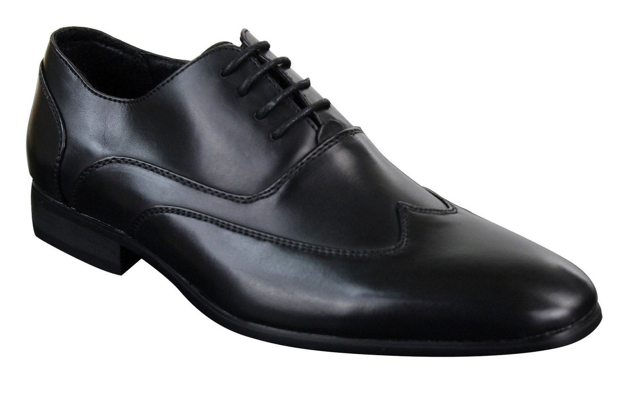 Zapatos de hombre de cuero con cordones, estilo brogue, de diseñador italiano, elegantes, formales, clásicos y retro.
