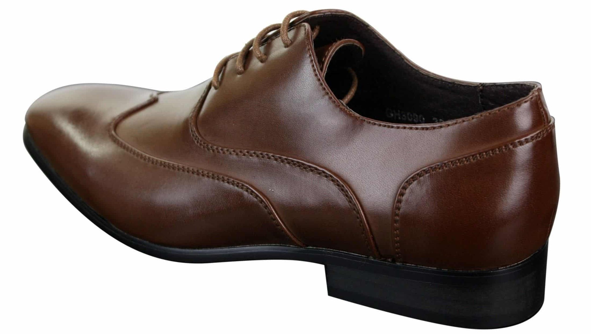 Zapatos de hombre de cuero con cordones, estilo brogue, de diseñador italiano, elegantes, formales, clásicos y retro.