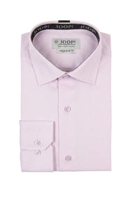 Camisa de vestir de manga larga con botones para hombre - Rosa
