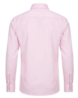 Camisa de vestir de manga larga con botones para hombre - Rosa