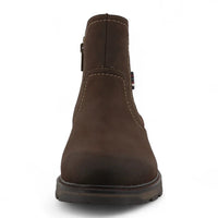 Botines Chelsea para hombre, color marrón mokka, resistentes al agua.