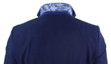Traje de boda de 3 piezas azul marino para hombre