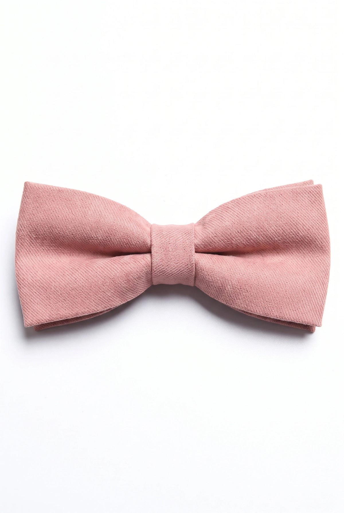 Pajarita rosa de doble capa para hombre