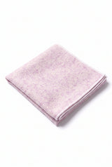 Pañuelo de bolsillo para hombre de mezcla de lana y tweed rosa.