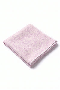Pañuelo de bolsillo para hombre de mezcla de lana y tweed rosa.