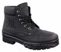 Botines de piel sintética para hombre