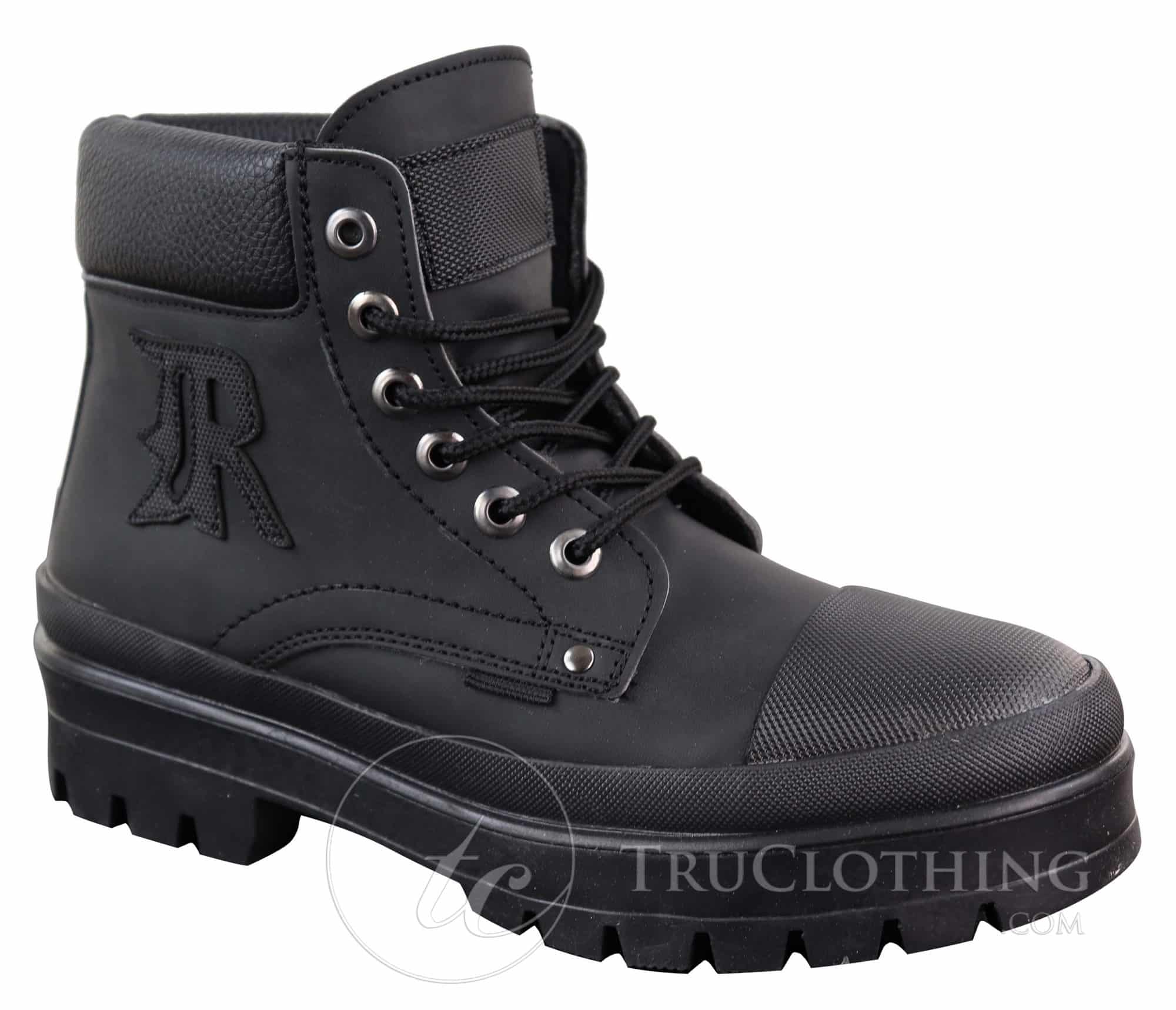 Botines de piel sintética para hombre