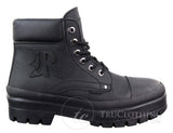 Botines de piel sintética para hombre