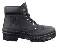 Botines de piel sintética para hombre