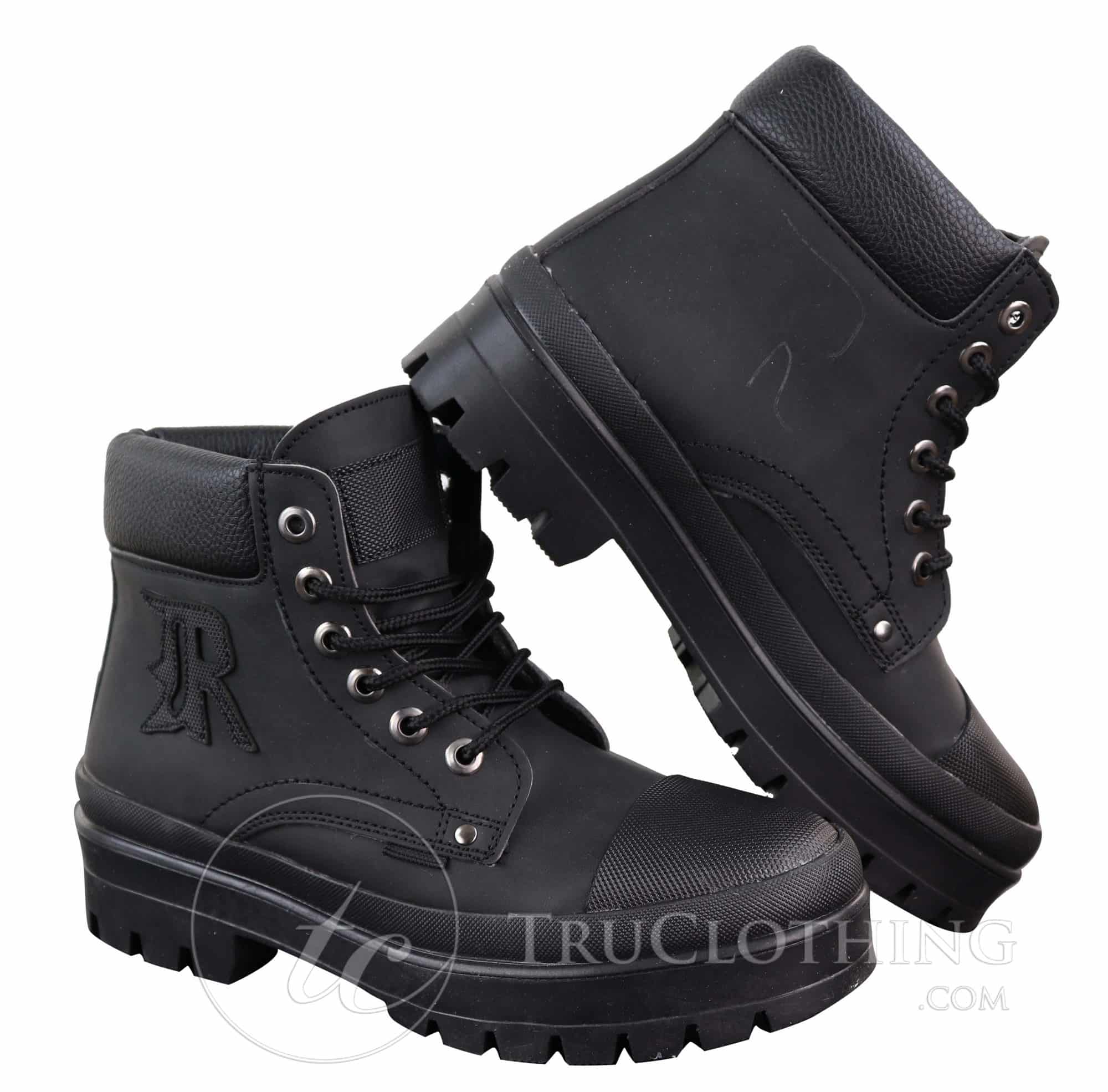 Botines de piel sintética para hombre