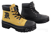 Botines de piel sintética para hombre