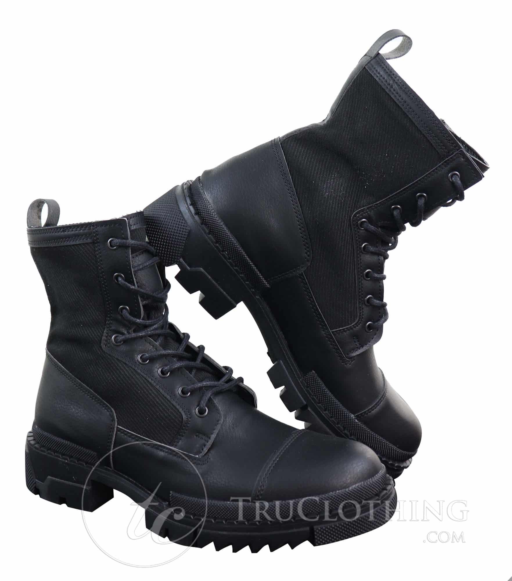 Botines de piel sintética para hombre
