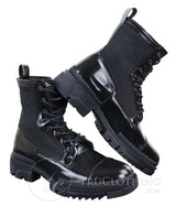 Botines de piel sintética para hombre