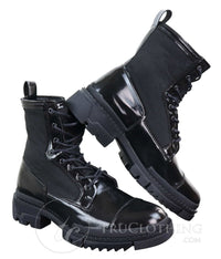 Botines de piel sintética para hombre