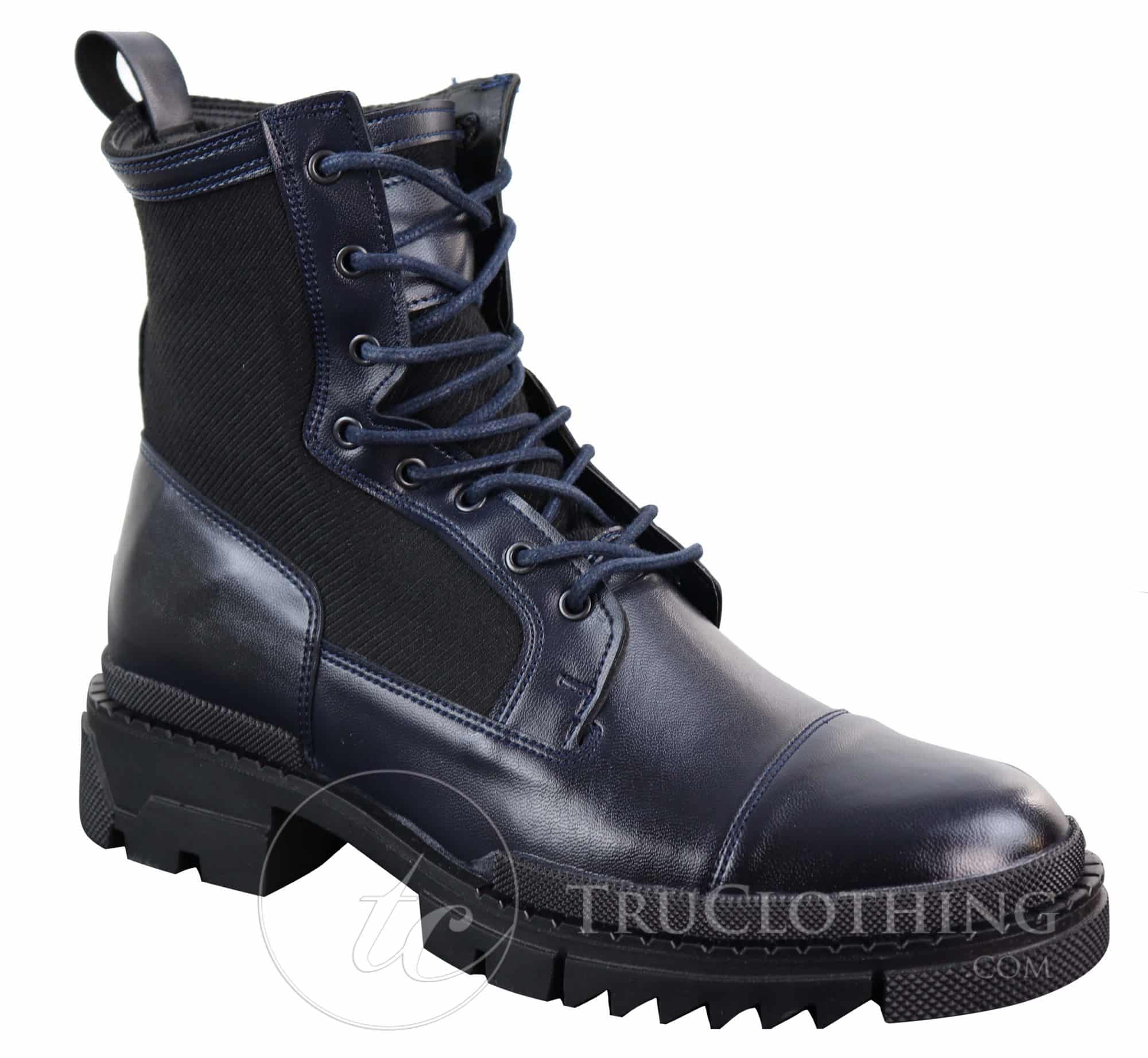 Botines de piel sintética para hombre