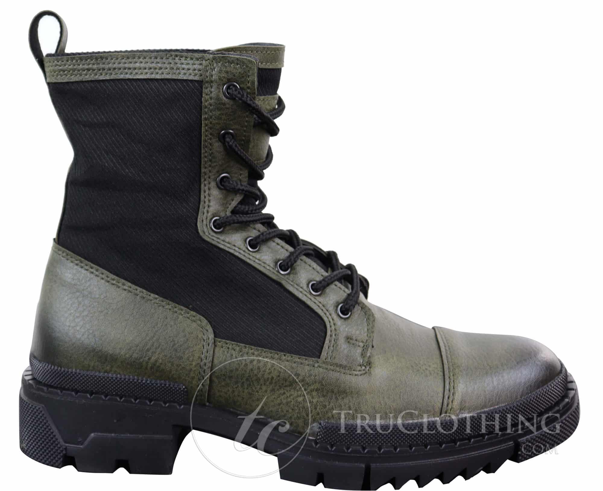 Botines de piel sintética para hombre