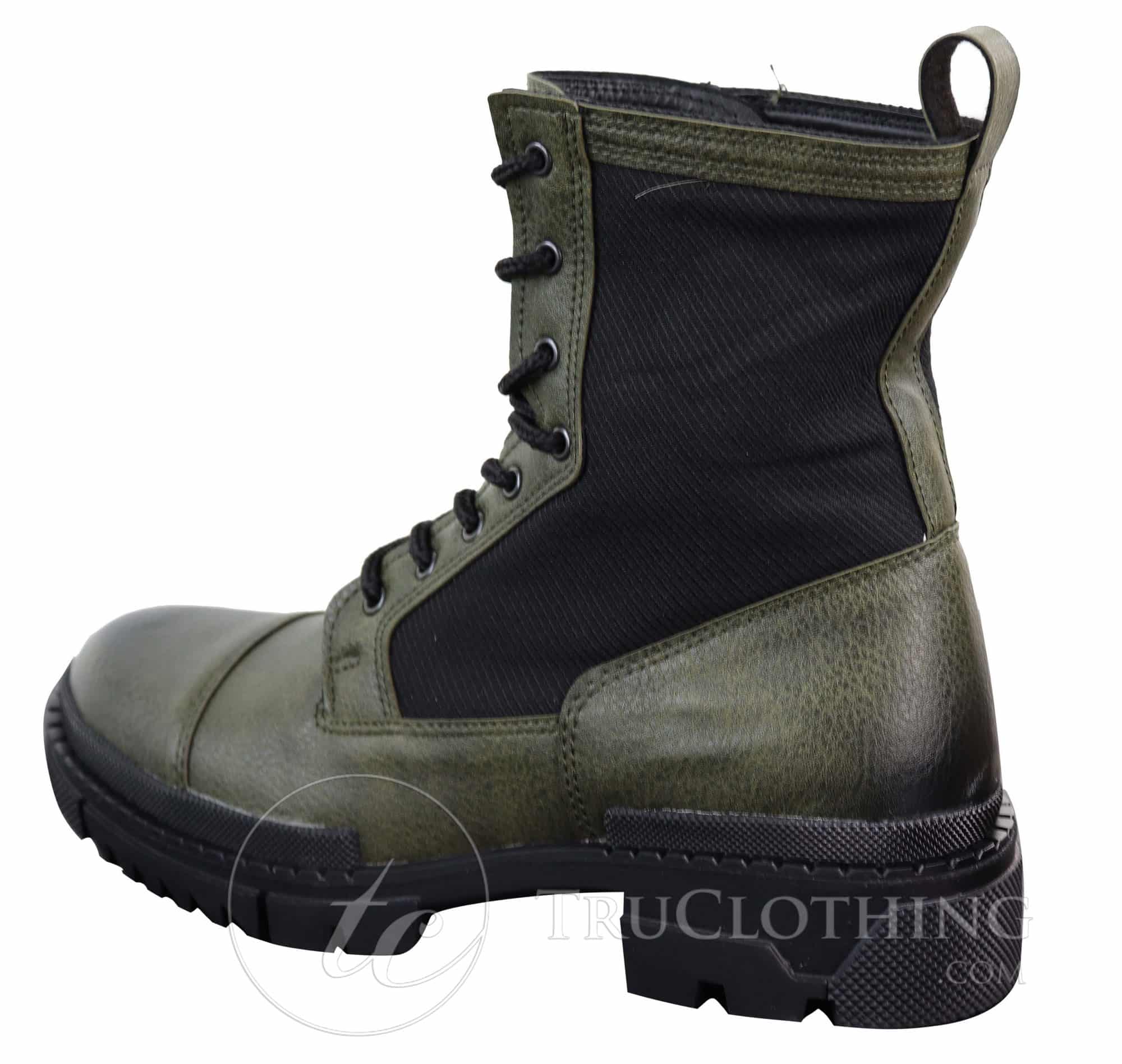 Botines de piel sintética para hombre