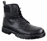Botines de hombre de piel sintética con cremallera
