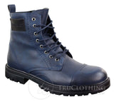 Botines de hombre de piel sintética con cremallera