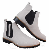 Botas de hombre de ante sintético