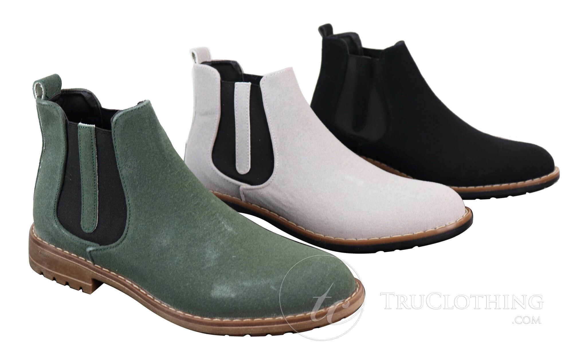 Botas de hombre de ante sintético