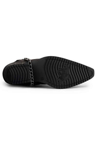 Zapatos de montar de cuero auténtico para hombre con cadena