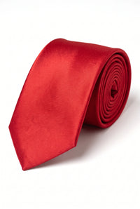 Conjunto de corbata roja para hombre