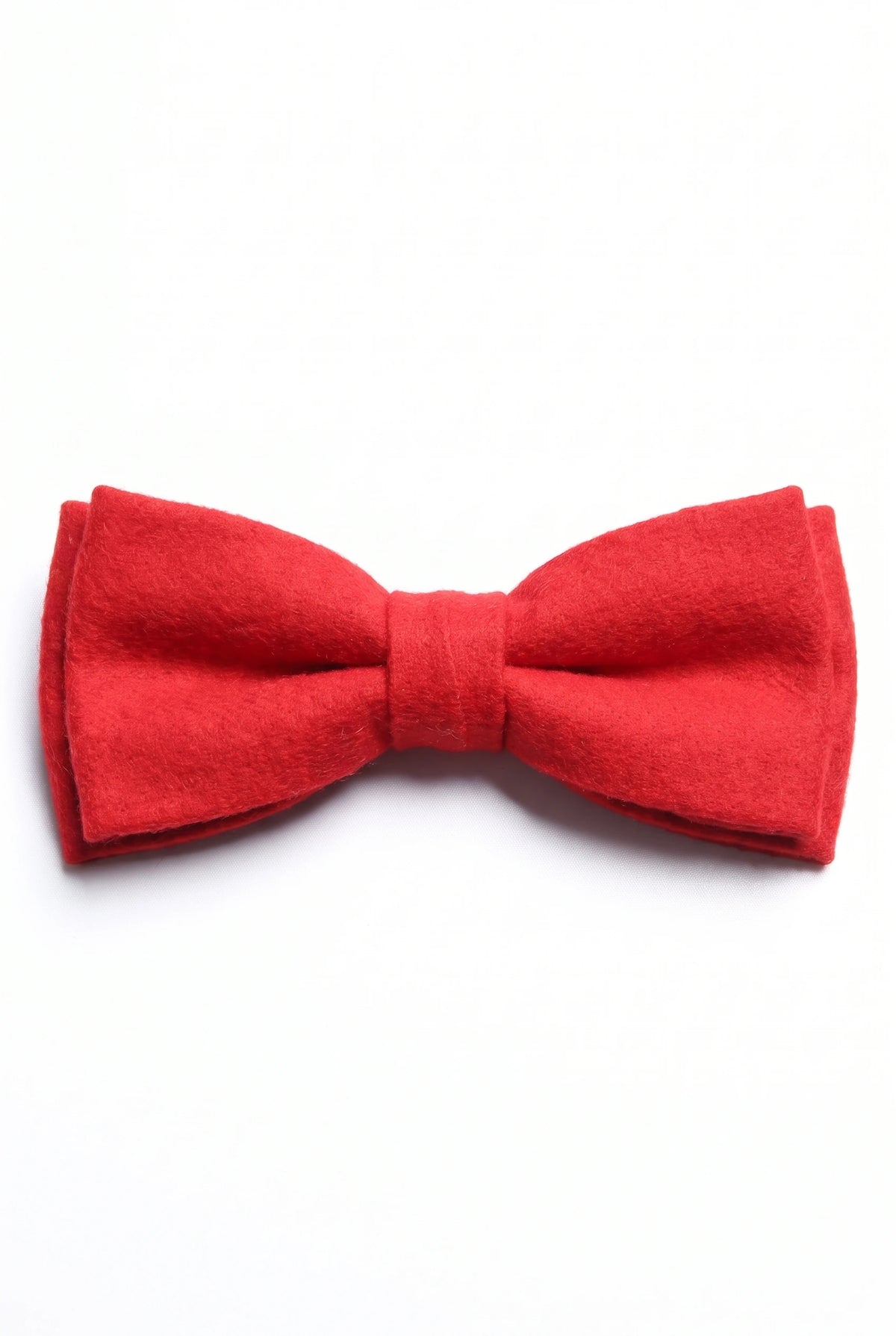 Pajarita de tweed rojo para hombre