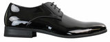 Zapatos formales de charol brillante para hombre
