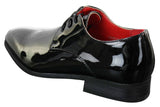 Zapatos formales de charol brillante para hombre