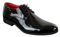 Zapatos formales de charol brillante para hombre
