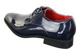 Zapatos formales de charol brillante para hombre