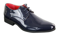Zapatos formales de charol brillante para hombre