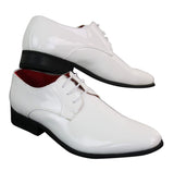 Zapatos formales de charol brillante para hombre